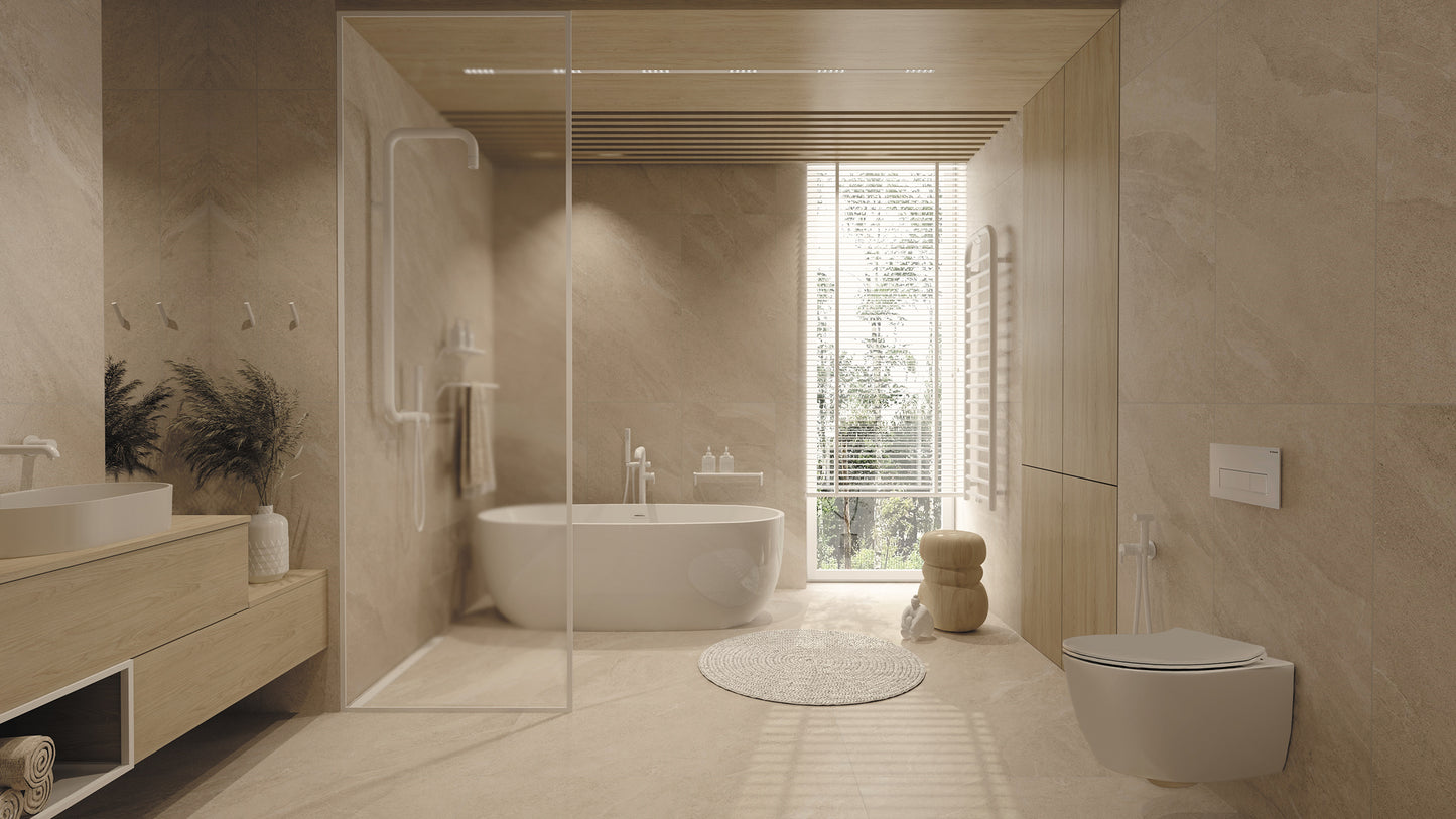 Deante SILIA Duschablage Duschkorb Weiß