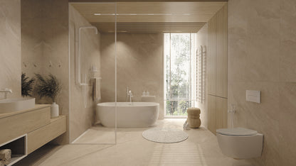 Deante SILIA Unterputz-WC-Set mit Vorwandelement (6-in-1) Weiß-Weiß