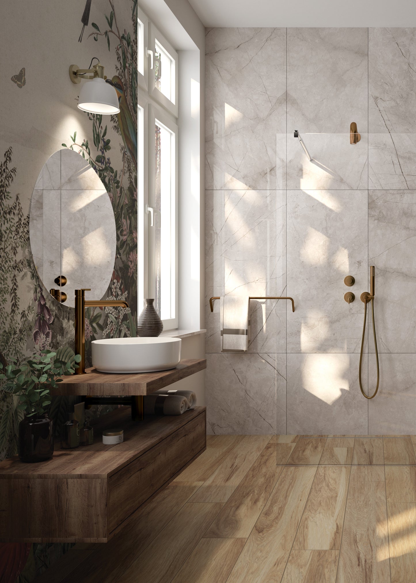 Deante Waschbeckensiphon Tassensiphon Design-Siphon rund Bronze gebürstet