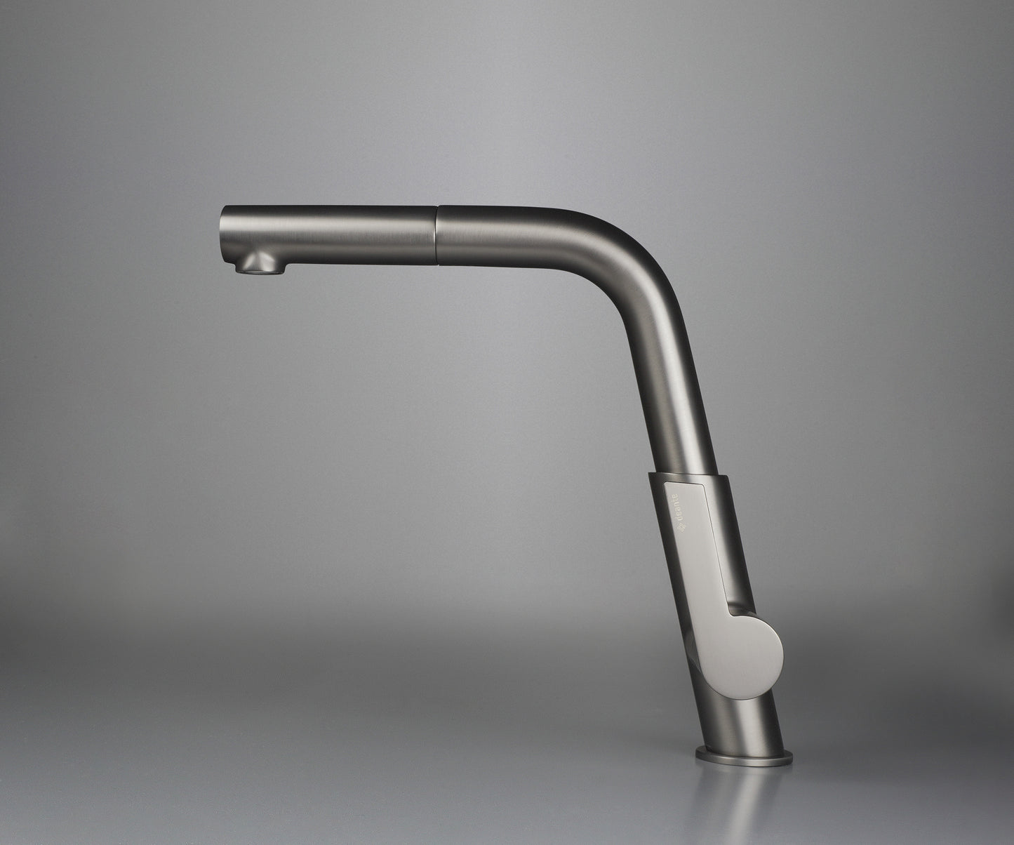 Deante SILIA Design-Küchenarmatur mit ausziehbarer Handbrause Titanium