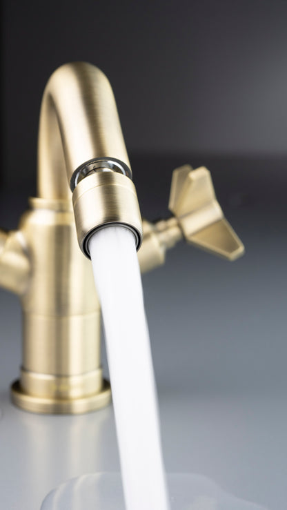 Deante TEMISTO Zweigriff-Bidetarmatur wassersparend Messing