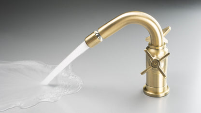 Deante TEMISTO Zweigriff-Bidetarmatur wassersparend Messing