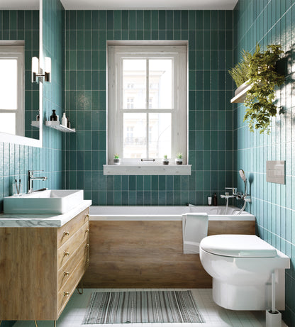 Deante TUBO Badewannenarmatur mit Einhebelmischer Chrom