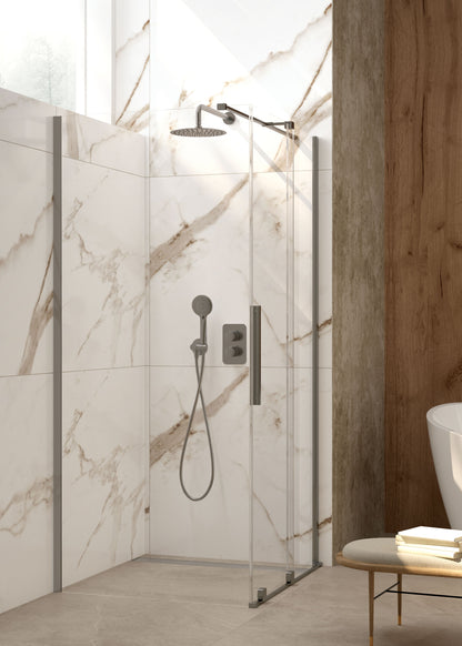 Deante THERM Unterputz-Duschset mit Mischbox und Regendusche rund Titanium