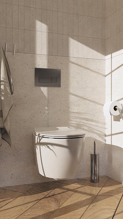 Deante SILIA WC-Bürstengarnitur bodenstehend Chrom