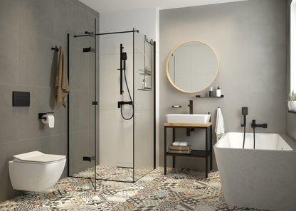 Deante ANEMON Waschtischarmatur hoch Mischbatterie Schwarz