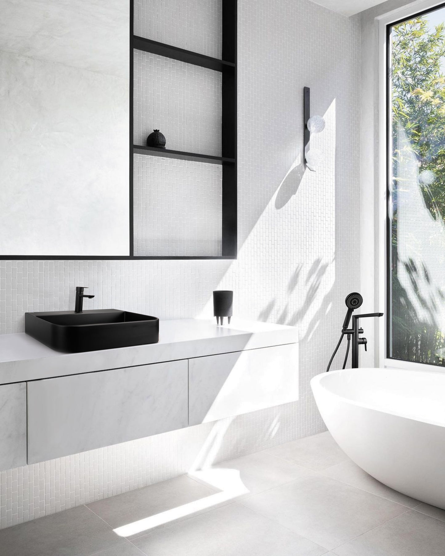 Deante ARNIKA Waschbeckenarmatur Einhebelmischer Schwarz