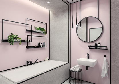 Deante Waschbeckensiphon Tassensiphon Design-Siphon rund Schwarz