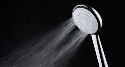 Deante BORO Duschkopf mit Halterung Anti-Kalk (6 Strahlarten) Chrom