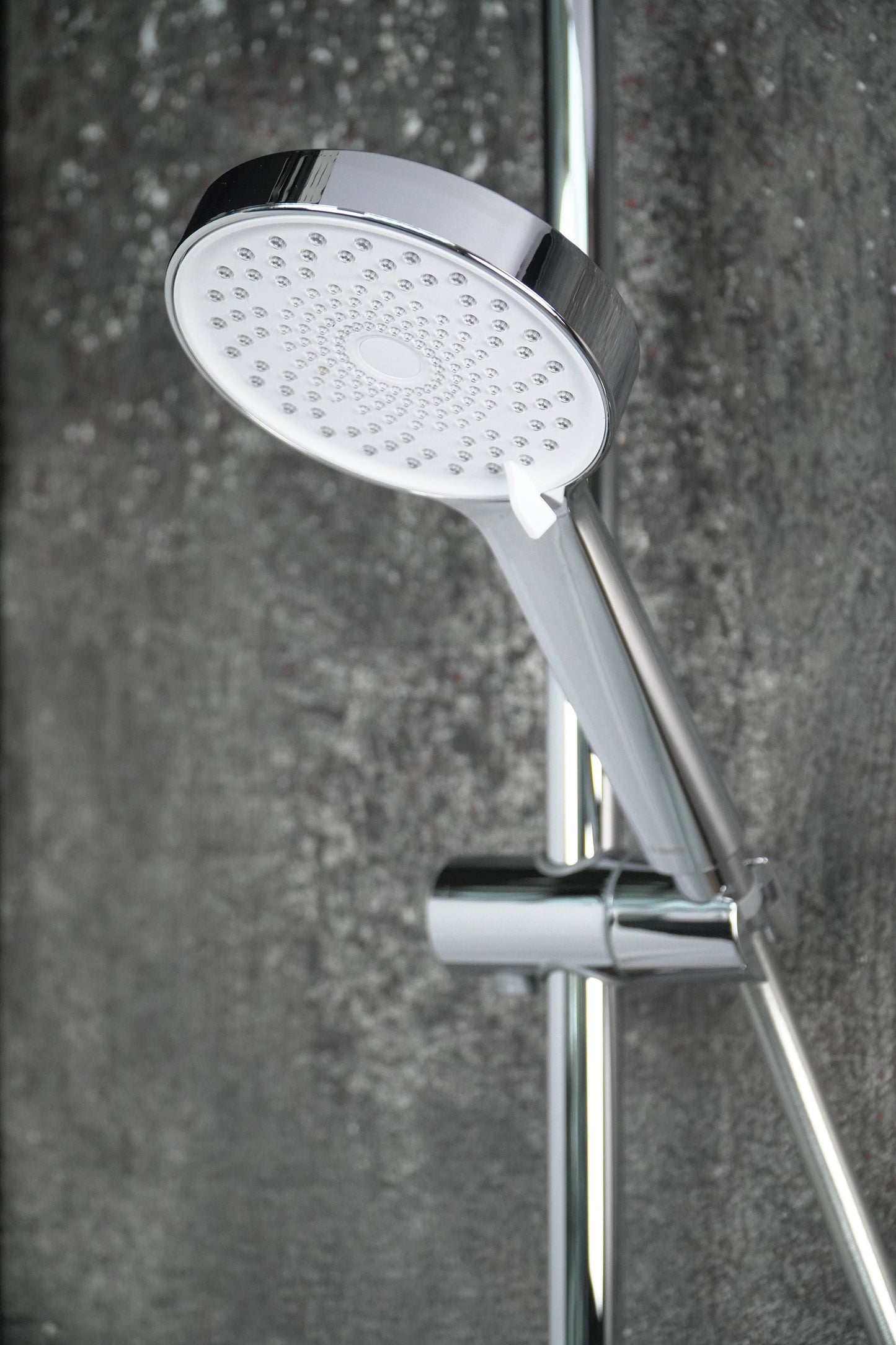 Deante ALPINIA Handbrause rund Anti-Kalk (3 Strahlarten) Chrom