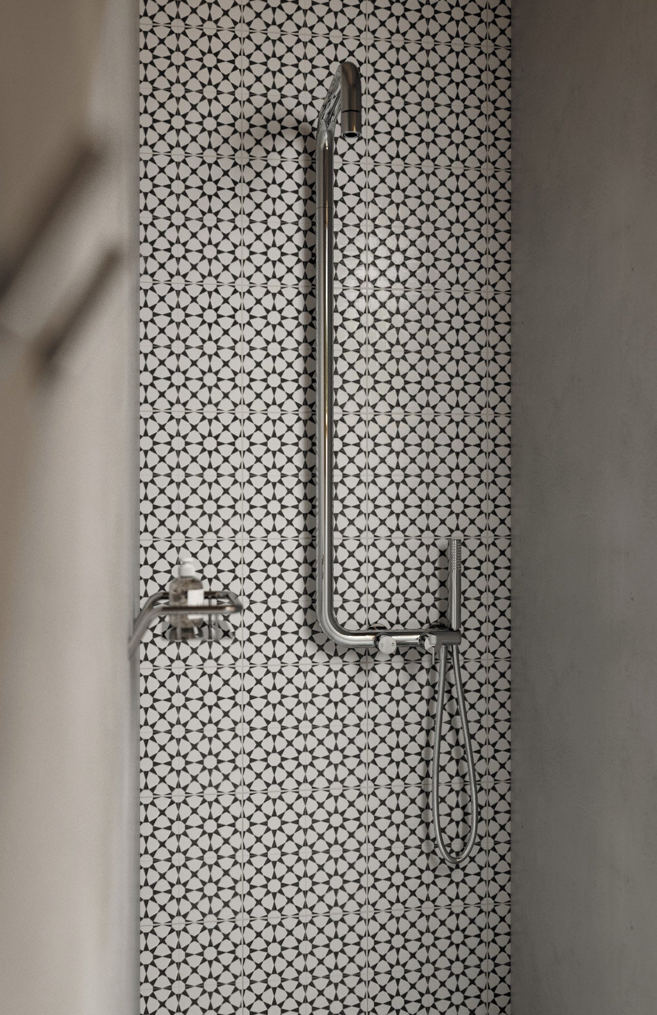 Deante SILIA Duschablage Duschkorb Design-Regal Chrom