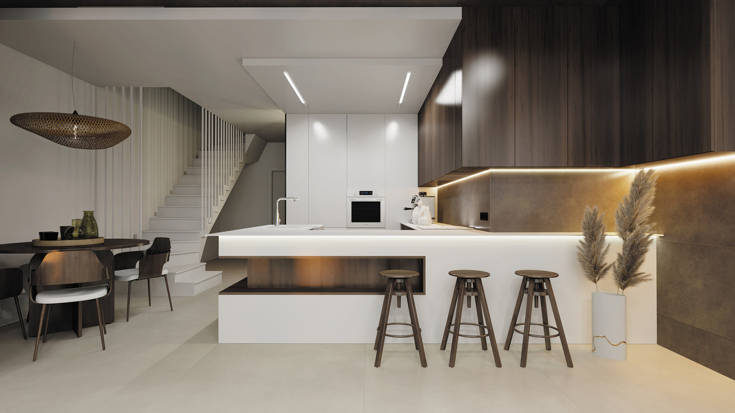 Deante ERIDAN Granit-Spülstein 60 x 61 cm 1-Becken automatische Abflusssperre Alabaster