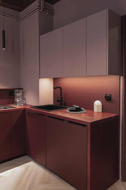 Deante MAGNETIC Granitspüle mit geräumigem Becken modular 56 x 50 cm Schwarz