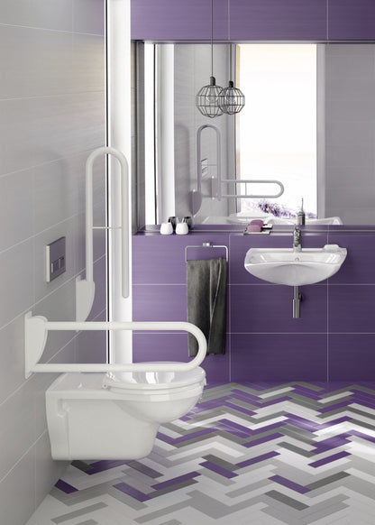 Deante VITAL Barrierefreies Design-Waschbecken 60,5 x 49,5 cm Weiß