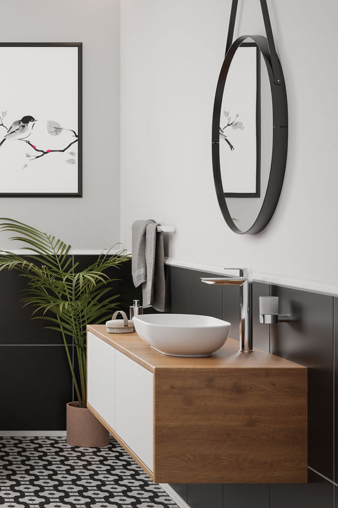 Deante ROUND Zahnputzbecher Wandmontage Chrom