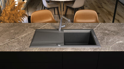 Deante SILIA Design-Küchenarmatur mit ausziehbarer Handbrause Chrom