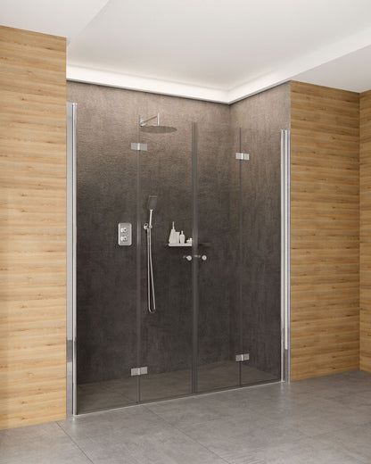 Deante THERM Unterputz-Duschset mit Mischbox und Regendusche rund Chrom