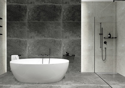 Deante CASCADA Wandanschlussbogen für Brauseschlauch 1/2" rund Schwarz