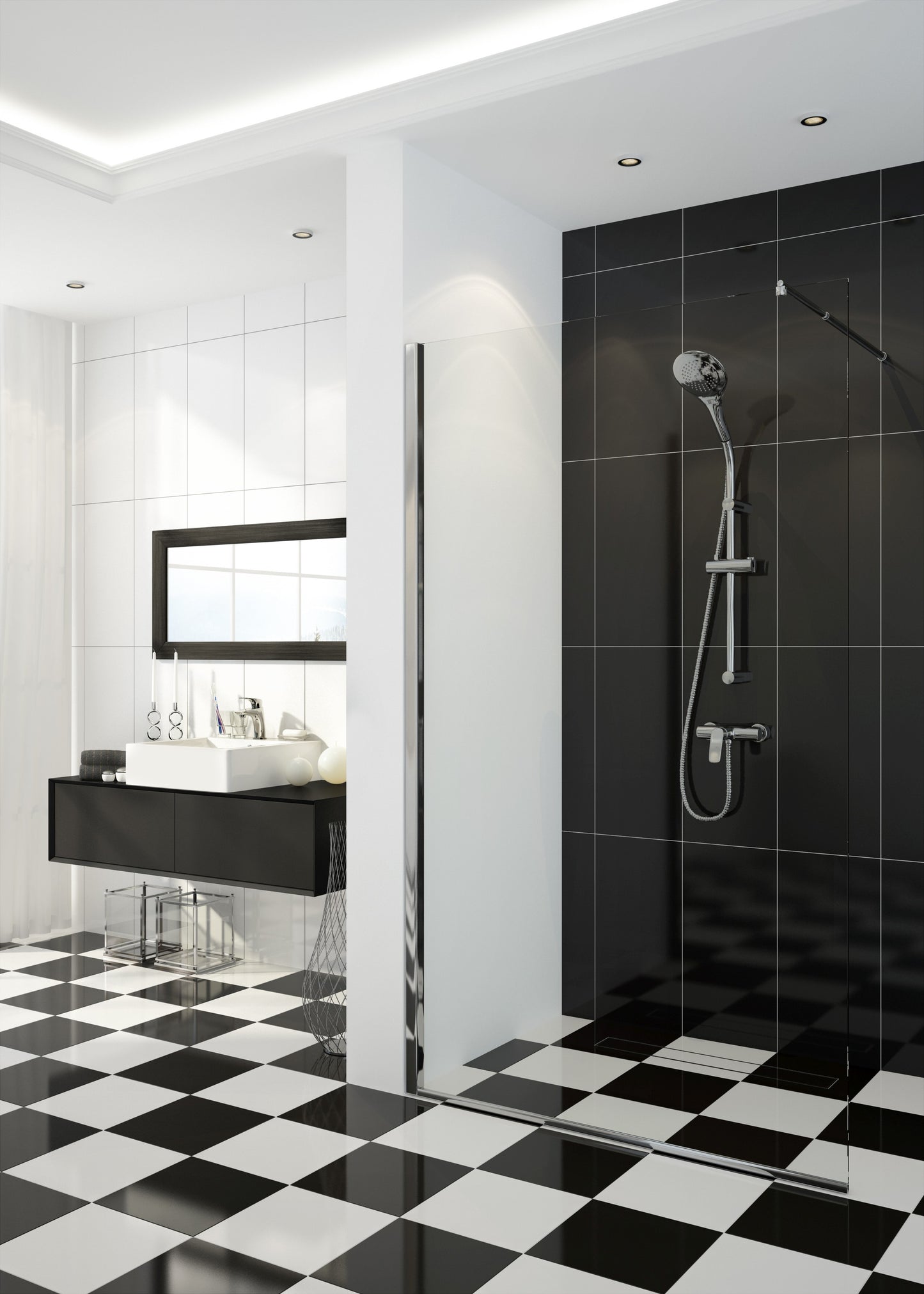 Deante TEMISTO Waschbecken zur Aufsatz- und Wandmontage 60 x 50 cm Weiß