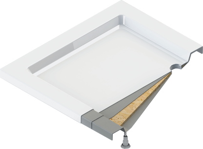 Deante JASMIN Acryl-Duschwanne rechteckig 100 x 80 cm Weiß