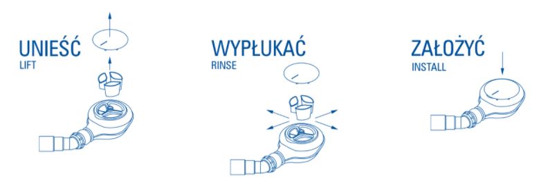 Deante EASY-CLEAN Duschwannen-Ablaufgarnitur mit Abdeckung 90 mm Chrom