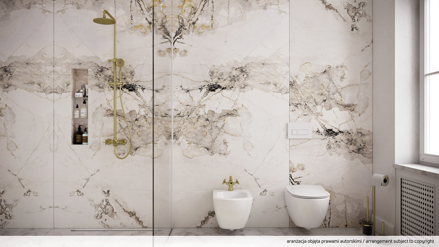 Deante KERRIA PLUS Duschwand Seitenwand 100 x 200 cm Chrom