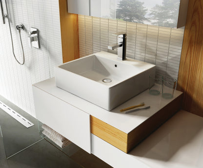 Deante CLICK-CLACK Ablaufgarnitur für Waschbecken / Bidet mit Überlauf Chrom