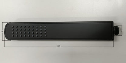 Deante HIACYNT Stabhandbrause Brausekopf quadratisch Schwarz