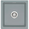 Deante SABOR Keramik-Spülbecken 1-Becken Unterbau geeignet 45 x 47,5 cm Grau