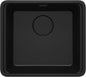 Deante MOMI Granitspüle mit tiefem Becken und Schneidebrett Schwarz
