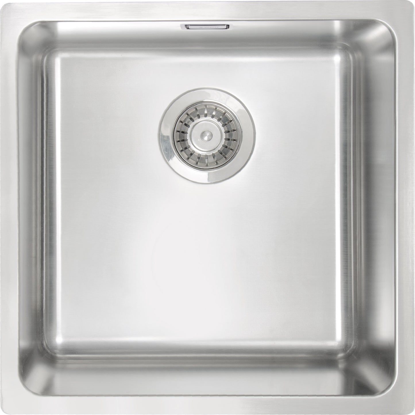 Deante EGERIA Edelstahlspüle tief 1-Becken 44 x 44 cm quadratisch Stahl gebürstet
