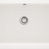 Deante CORDA Unterbau-Granitspüle 1-Becken 80 x 50 cm rechteckig breit Alabaster