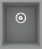 Deante CORDA Unterbau-Granitspüle 1-Becken 38 x 46 cm rechteckig schmal Grau Metallic