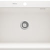 Deante ERIDAN Granitspüle 70 x 52 cm 1-Becken mit automatischer Abflusssperre Alabaster
