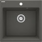 Deante EVORA Granitspüle 50 x 50 cm 1-Becken quadratisch hydrophob Anthrazit Metallic