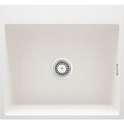 Deante MAGNETIC Granitspüle mit geräumigem Becken modular 56 x 50 cm Alabaster