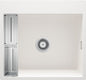 Deante MAGNETIC Granitspüle mit geräumigem Becken modular 56 x 50 cm Alabaster