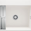 Deante MAGNETIC Granitspüle mit geräumigem Becken modular 56 x 50 cm Alabaster