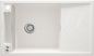 Deante MAGNETIC Granitspüle Abtropffläche & modulare Ablage 82 x 50 cm Alabaster