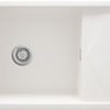 Deante MAGNETIC Granitspüle Abtropffläche & modulare Ablage 82 x 50 cm Alabaster