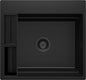 Deante MAGNETIC Granitspüle mit geräumigem Becken modular 56 x 50 cm Schwarz