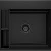 Deante MAGNETIC Granitspüle mit geräumigem Becken modular 56 x 50 cm Schwarz