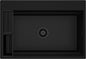 Deante MAGNETIC Granitspüle mit geräumigem Becken modular 76 x 52 cm Schwarz