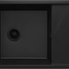 Deante MAGNETIC Granitspüle Abtropffläche & modulare Ablage 82 x 50 cm Schwarz