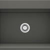 Deante MAGNETIC Granitspüle mit geräumigem Becken modular 76 x 52 cm Anthrazit Metallic