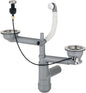 Deante SPACE SAVER Siphon für Granitspülen mit 1,5 und 2 Becken automatisch Stahl gebürstet