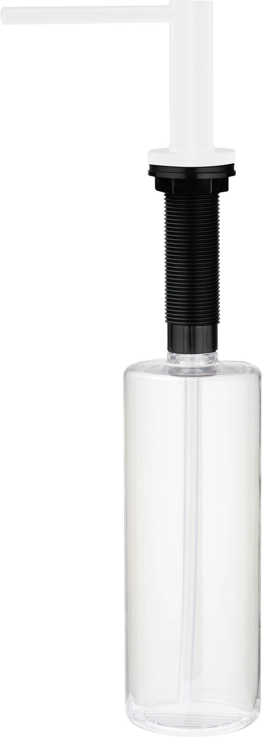 Deante ASTER Spülmittelspender für Küchenspülen mit 500 ml Flasche Weiß