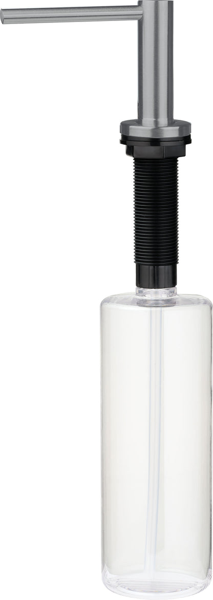 Deante ASTER Spülmittelspender für Küchenspülen mit 500 ml Flasche Titanium