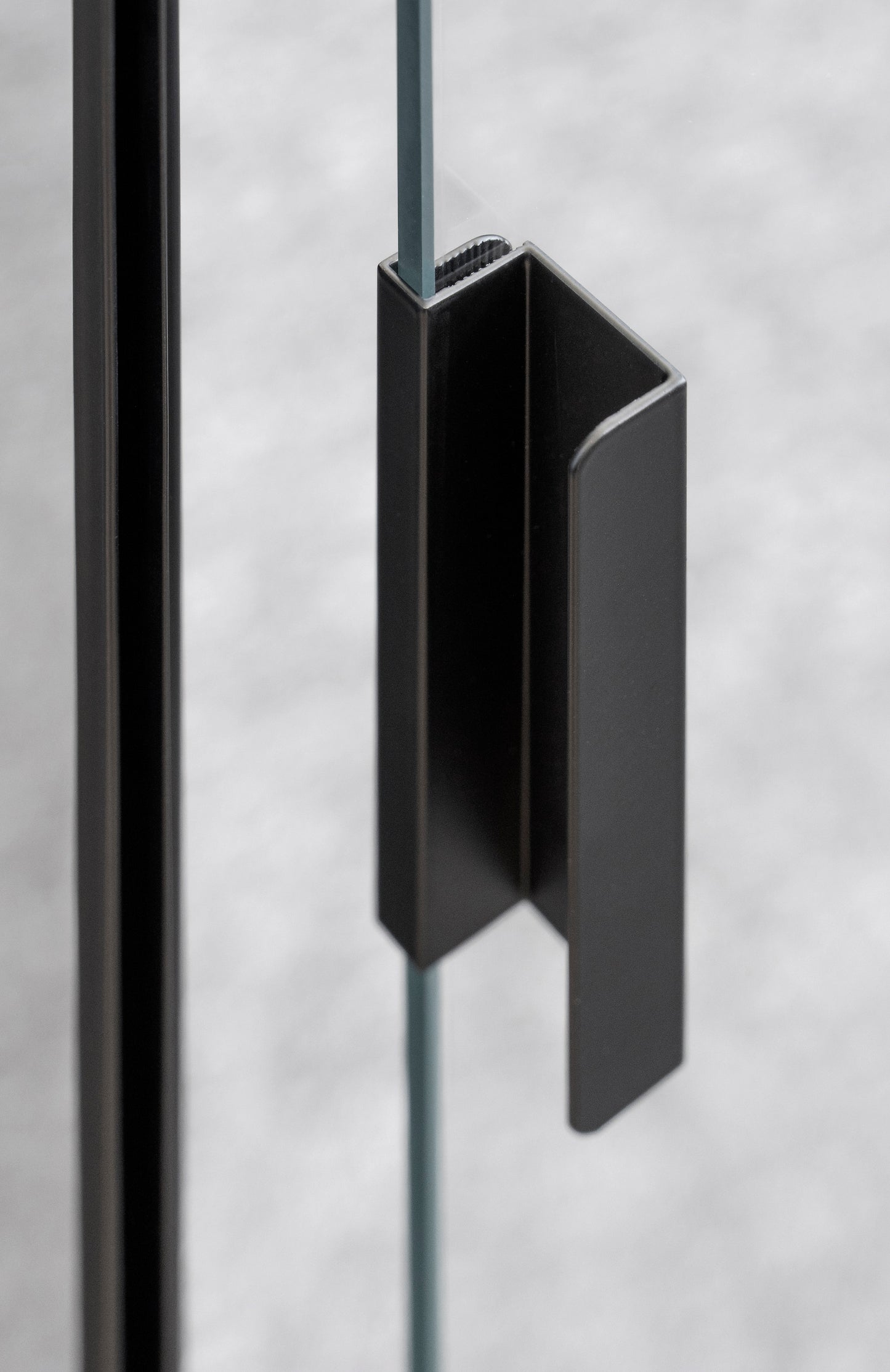 Deante KERRIA PLUS Falttür für Dusche Nischentür 80 x 200 cm Schwarz
