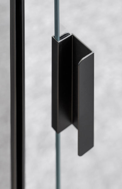 Deante KERRIA PLUS Falttür für Dusche Nischentür 80 x 200 cm Schwarz
